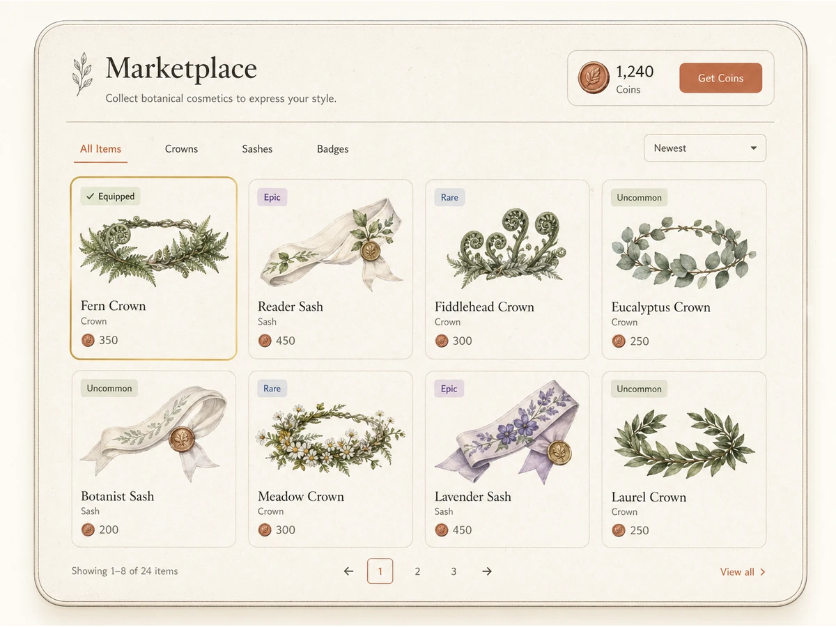 Marketplace widget preview